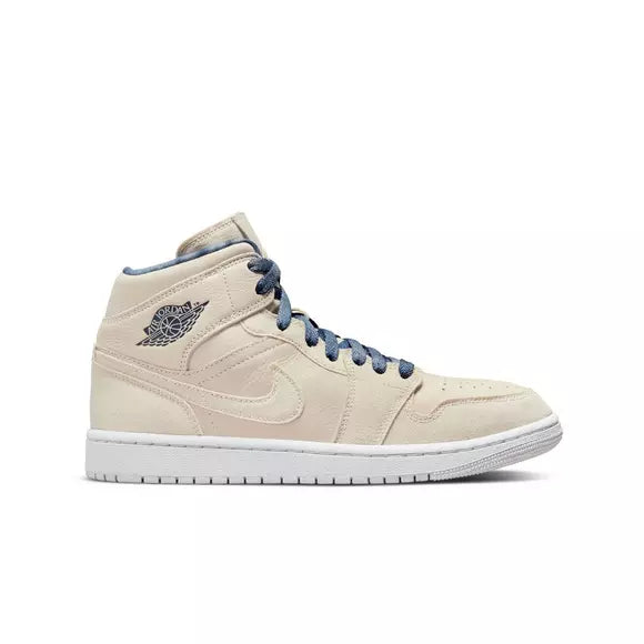 WMNS Air Jordan 1 Mid SE (Sanddrift/Sail/Midnight Navy)