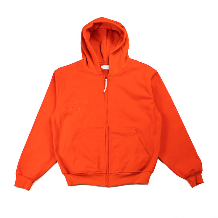 Full-Zip Truth Hoodie (Orange)