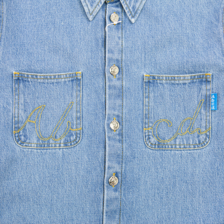 Abcd. Denim Work Shirt (Light Blue)