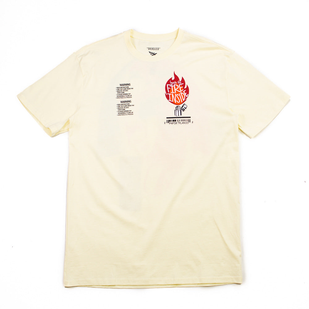 Fire Inside Tee (Ivory)