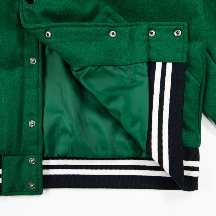 Nike Sportswear Authentics Men's Varsity Jacket (Gorge Green/White)