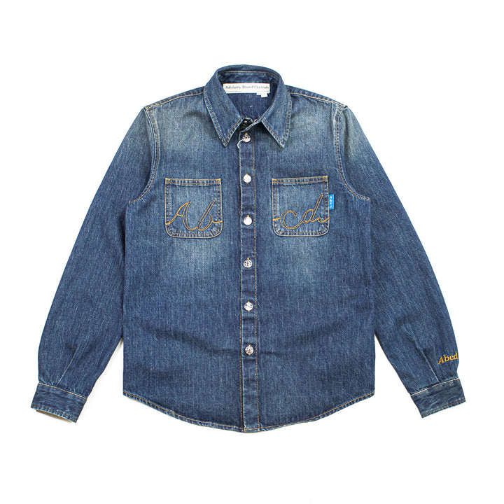 Abcd. Denim Work Shirt (Medium Dirty Blue)