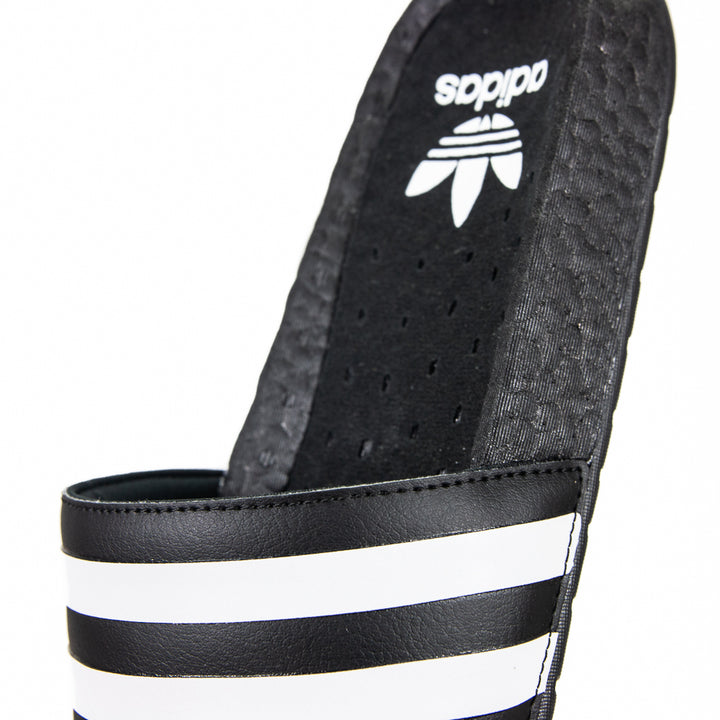 Adilette Boost Slides (Black/White)