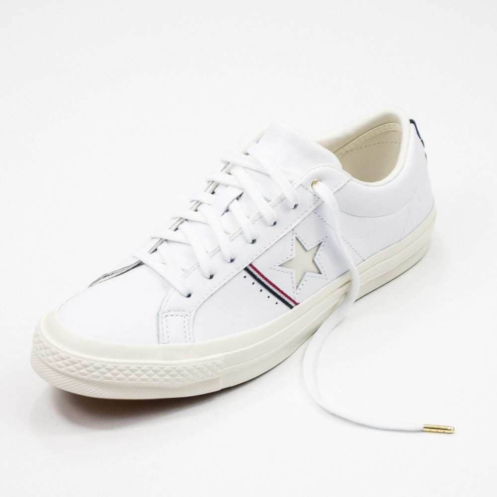 Converse one star white red outlet